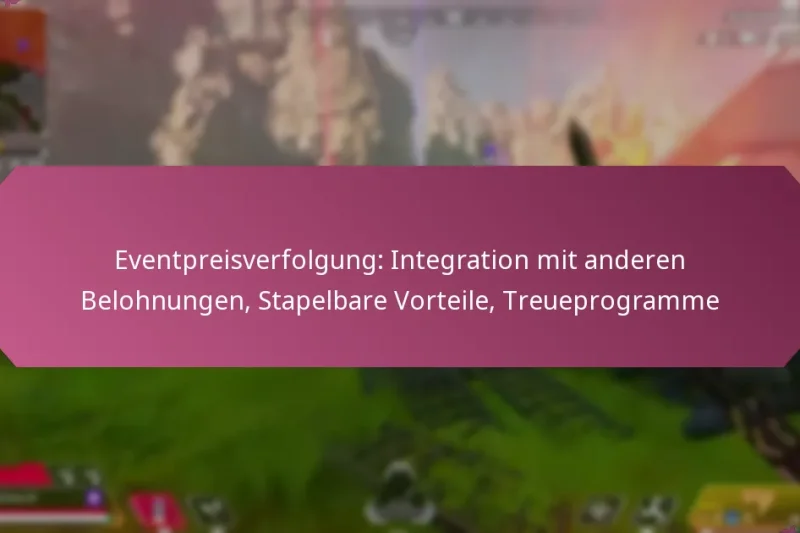 Eventpreisverfolgung: Integration mit anderen Belohnungen, Stapelbare Vorteile, Treueprogramme