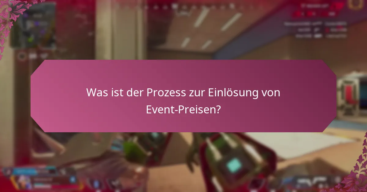 Wie löse ich meine Event-Preise ein?