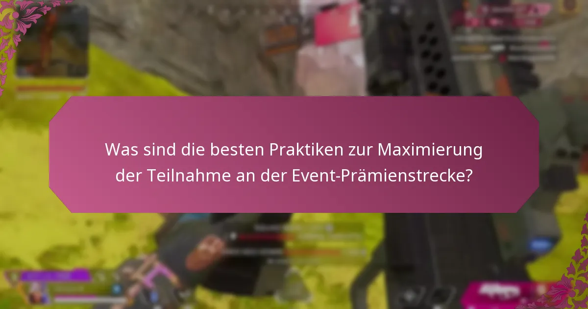 Wie wird das Feedback der Spieler in der Event-Prämienstrecke gesammelt und genutzt?