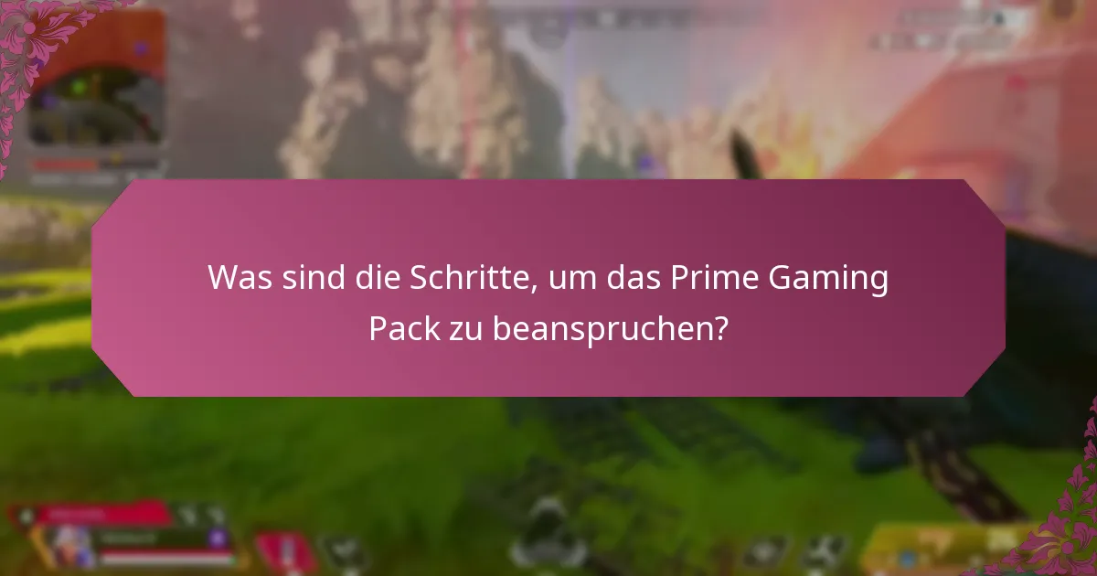 Was sind die Berechtigungsanforderungen für das Prime Gaming Pack?