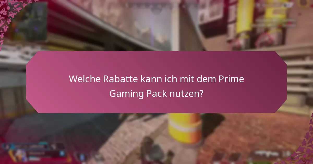 Wie schneidet das Prime Gaming Pack im Vergleich zu anderen Gaming-Abonnementdiensten ab?