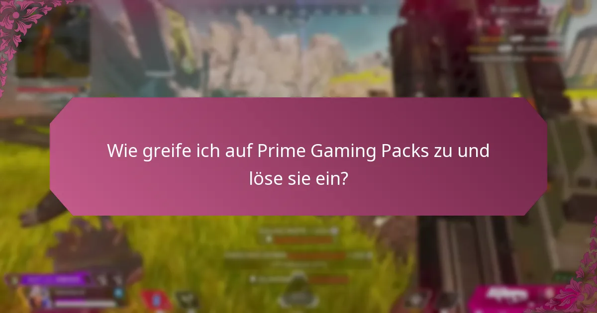 Was sind die aktuellen Aktionen und Angebote für Prime Gaming Packs?